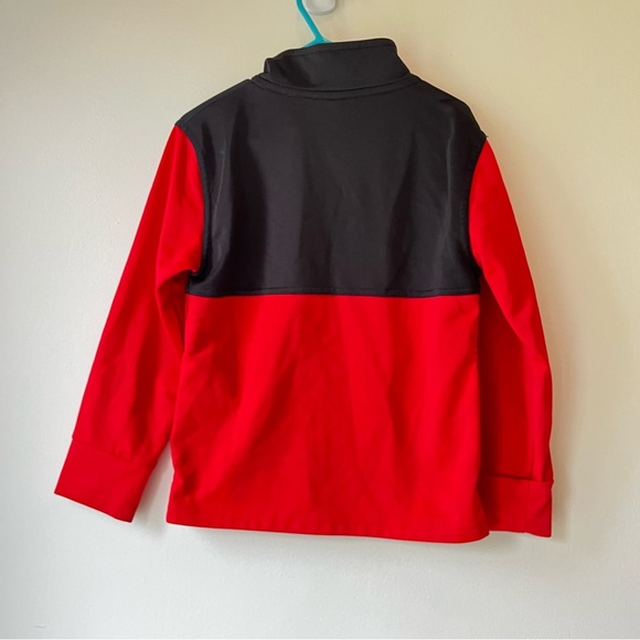 🌼 5/$25 Under Armour Kids Red Black Full Zip Sweater Size 4 FLAWED Play Daycare - Picture 11 of 11